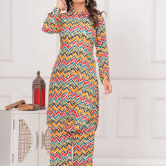 Wavy Wonder Collared Co-ord Set