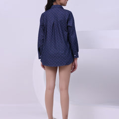 Wander Blue Long Shirt Yellow