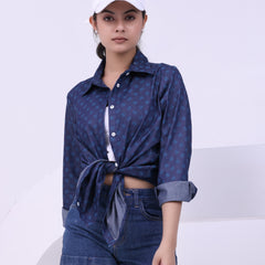 Wander Blue Long Shirt Blue
