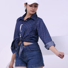 Wander Blue Long Shirt Blue