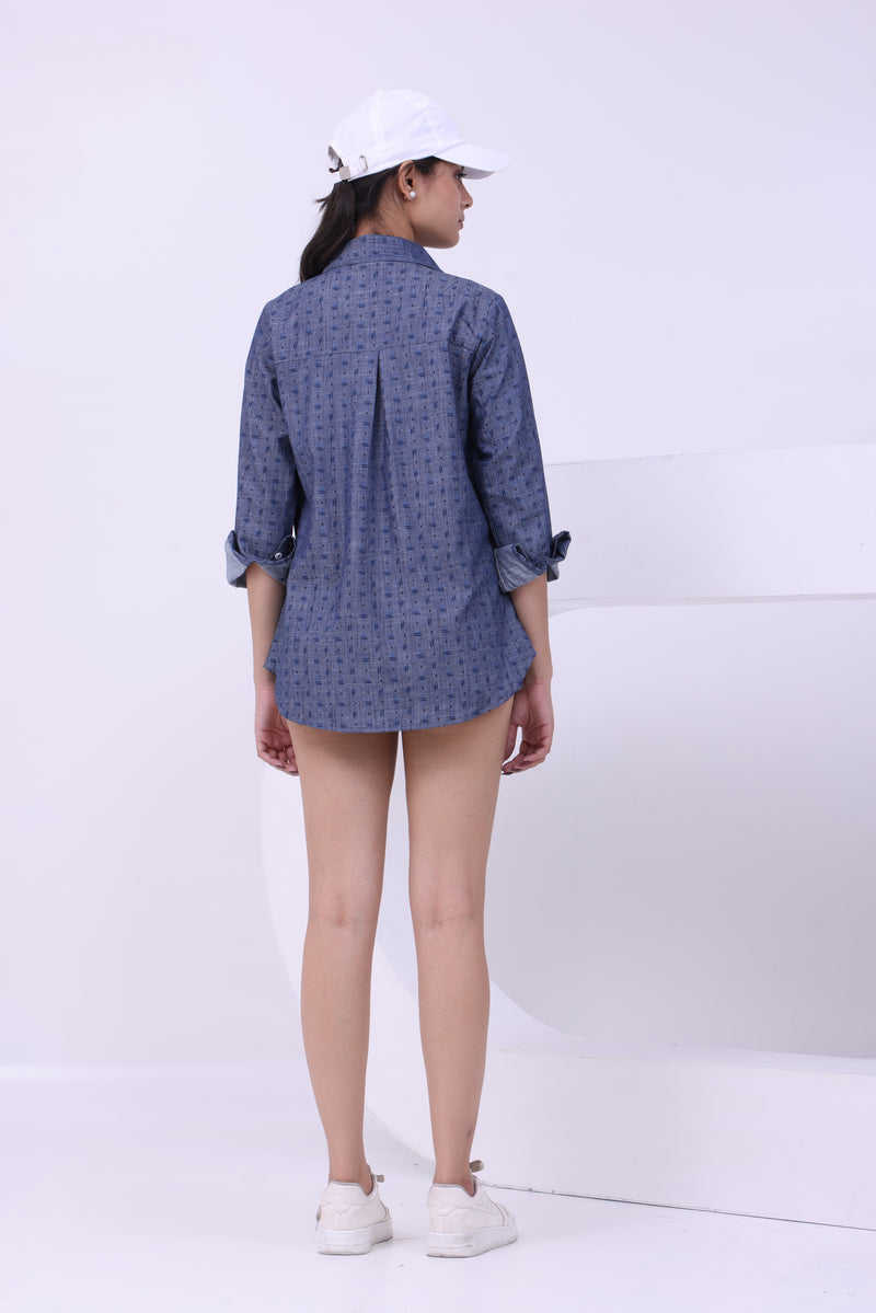Blue Slate Casual Shirt