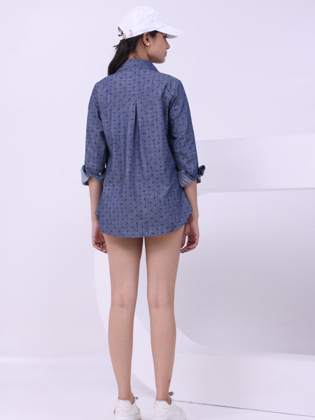 Blue Slate Casual Shirt