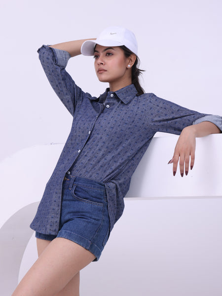 Blue Slate Casual Shirt