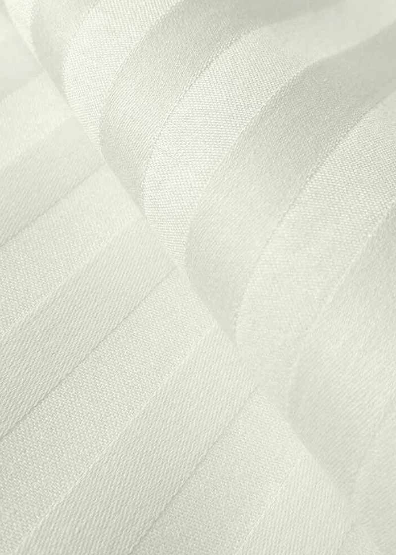 Cream Striped Bedsheet
