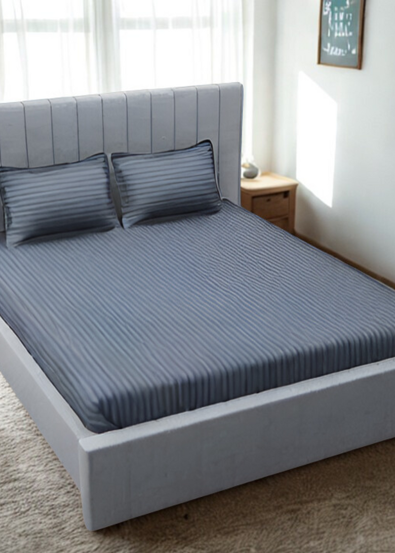 Graphite Striped - Gray Bedsheet