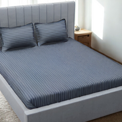 Graphite Striped - Gray Bedsheet