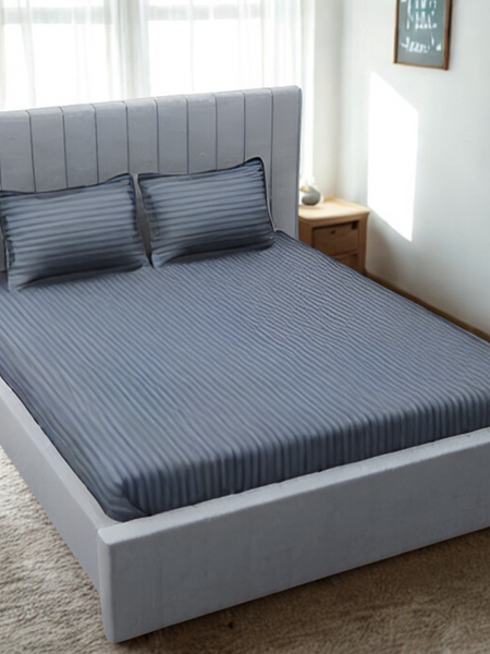 Graphite Striped - Gray Bedsheet