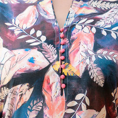 Dusky Feather Print Co-ord Set