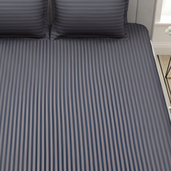 Graphite Striped - Gray Bedsheet