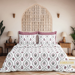 Regal Blossom Jaal Bedsheet