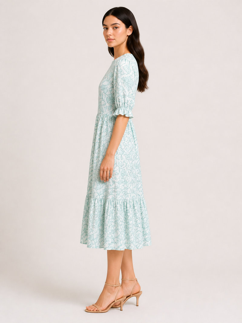 summer breeze midi dress