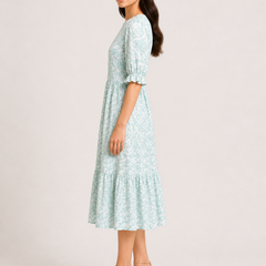 summer breeze midi dress