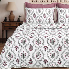 Regal Blossom Jaal Bedsheet