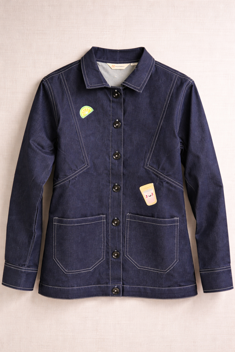Urban Patchwork Utility Jacket Front
