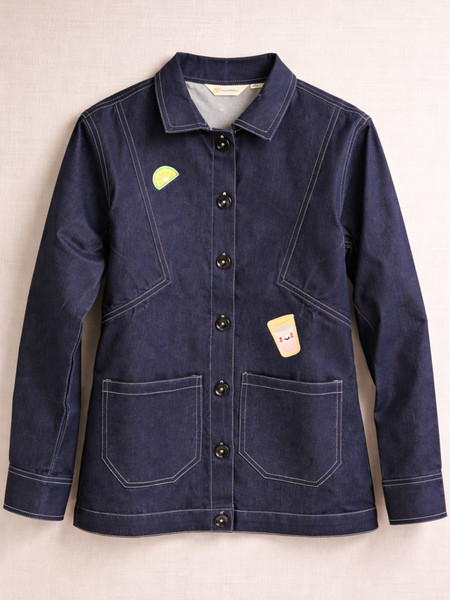 Urban Patchwork Utility Jacket Front
