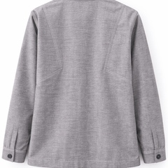 Vintage Pop Patch Grey Jacket Back