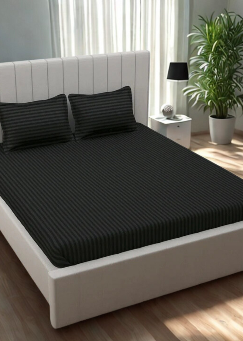 Blackout Bliss - Black Bedsheet