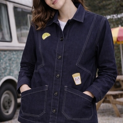 Urban Patchwork Utility Jacket Female