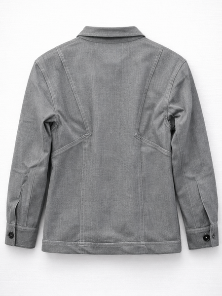 Casual Patchwork Cotton Jacket Back