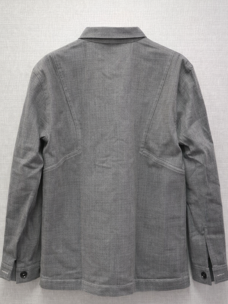 Flamingo Patch Grey Utility Jacket Back