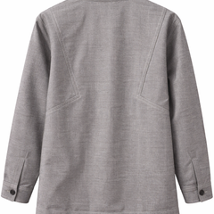 Vintage Skull Patch Grey Jacket Back
