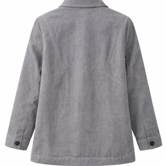 Coffee Mood Patch Grey Jacket Back