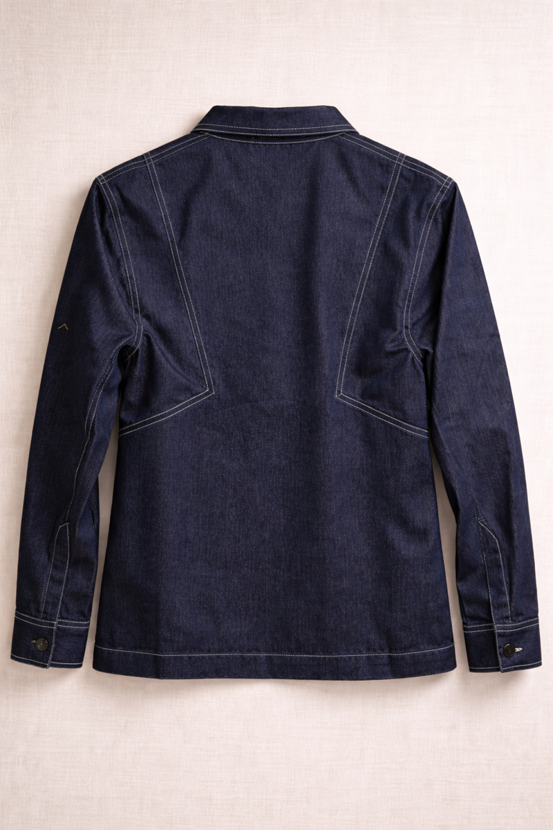 Urban Patchwork Utility Jacket Back
