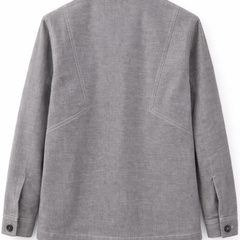 California Patch Grey Utility Jacket Back
