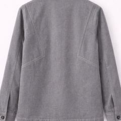 Space Patch Grey Utility Jacket Back