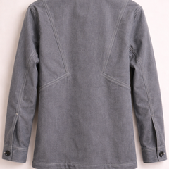 Peace Patch Grey Utility Jacket Back
