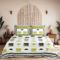 Royal Elephant Parade Bedsheet