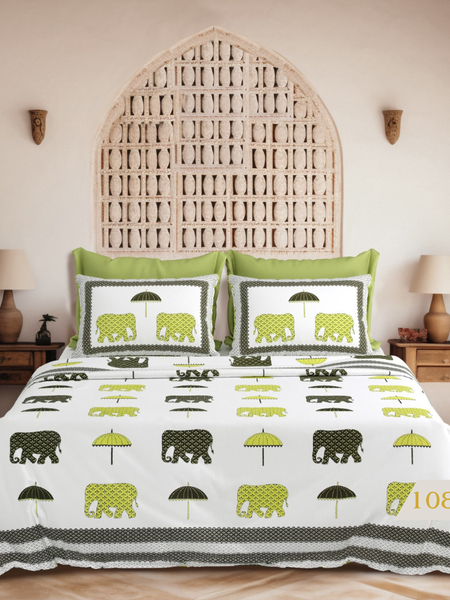 Royal Elephant Parade Bedsheet