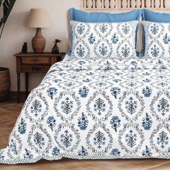Regal Blossom Jaal Bedsheet