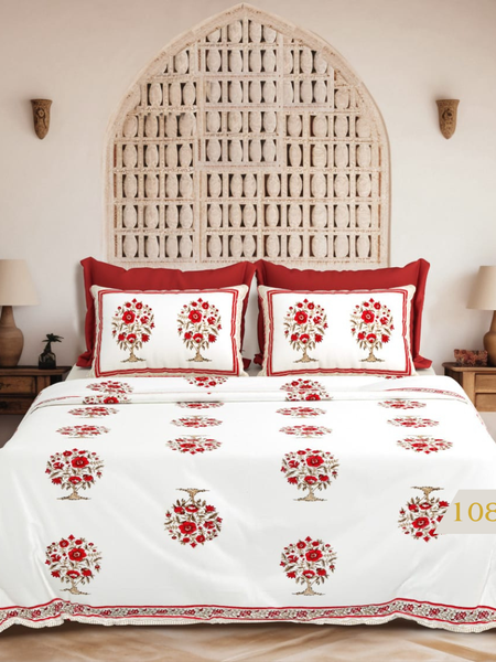 Rosette Garden Bedsheet