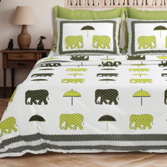 Royal Elephant Parade Bedsheet