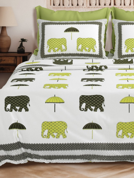 Royal Elephant Parade Bedsheet