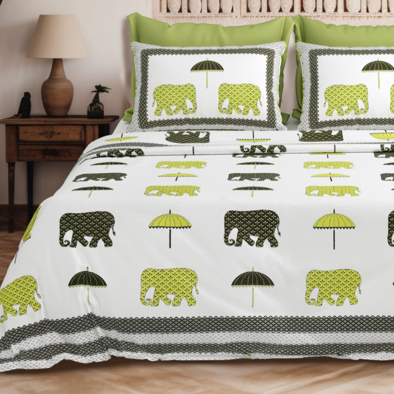 Royal Elephant Parade Bedsheet