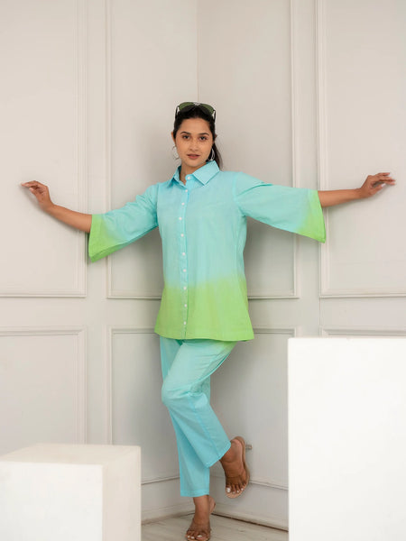 Blush Wave Ombre Co-ord Set