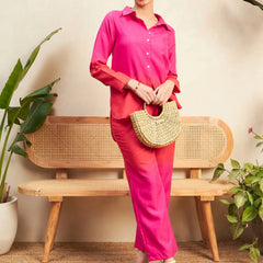 Red Serenity Ombre Co-ord Set