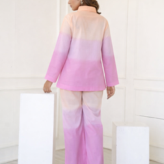 Orange Pink Ombre Co-ord Set
