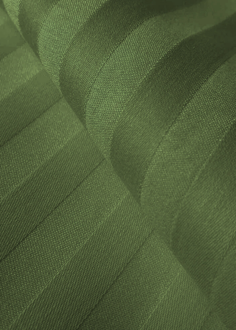 Green Stripe & Sage Bedsheet