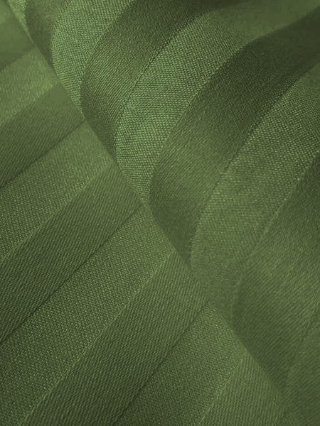 Green Stripe & Sage Bedsheet