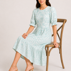 summer breeze midi dress