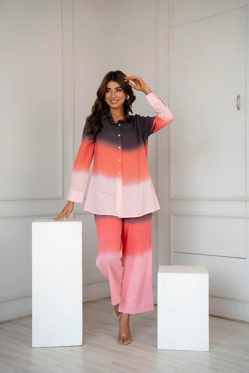 Cotton Candy Ombre Co-ord Set