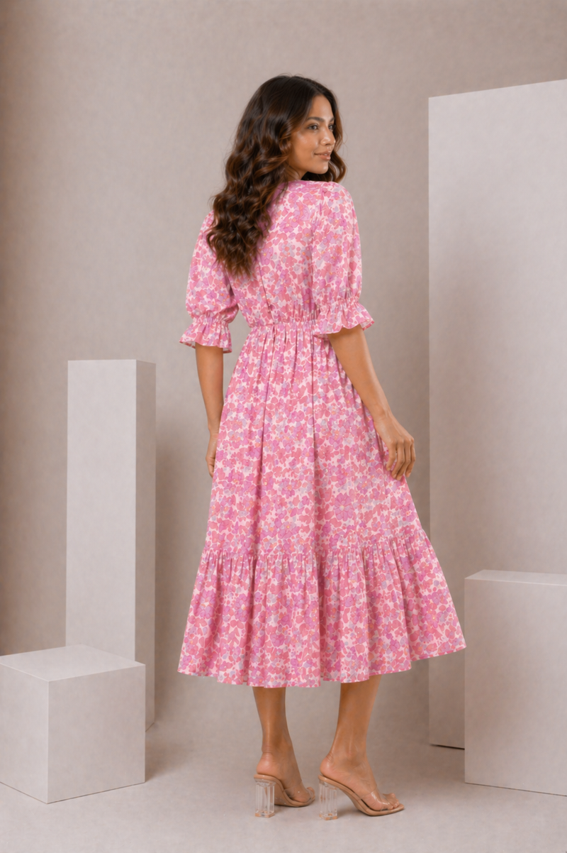 summer breeze midi dress