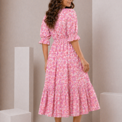 summer breeze midi dress