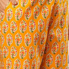 A-Line Planted Kurta With Pant