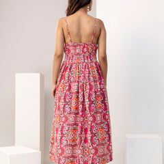 Coral Paisley Classic Strappy
