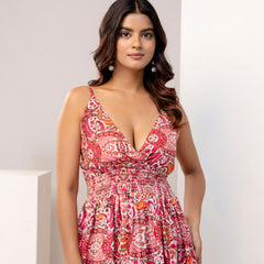 Coral Paisley Classic Strappy