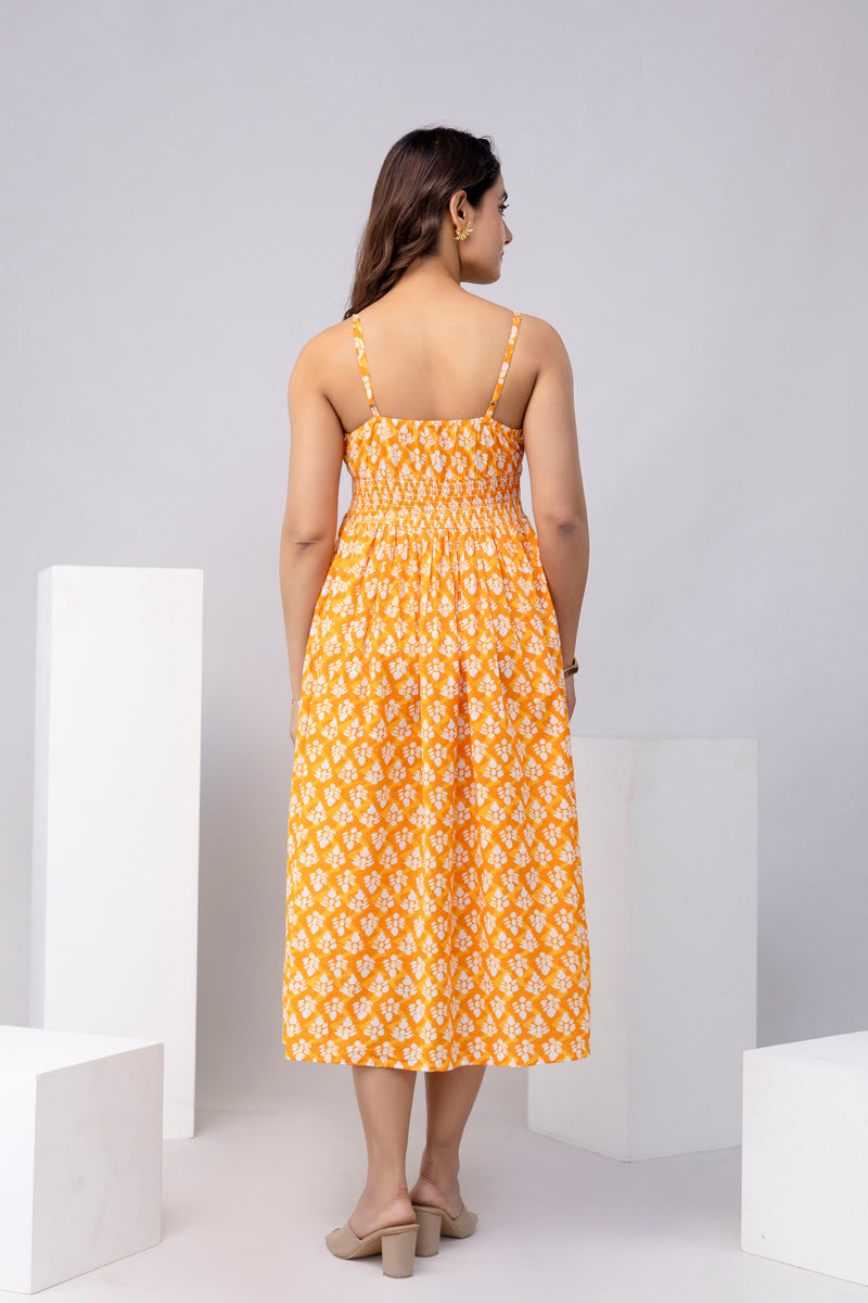 Marigold Bloom Classic Strappy